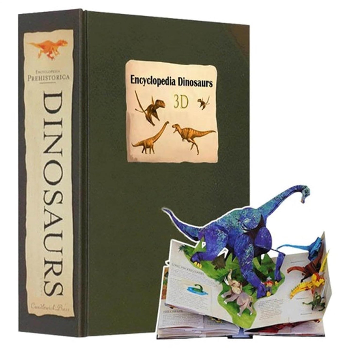 ⏰Hot Sale 49%-🦖3D Encyclopedia Prehistorica Dinosaurs📙 - Libiyi