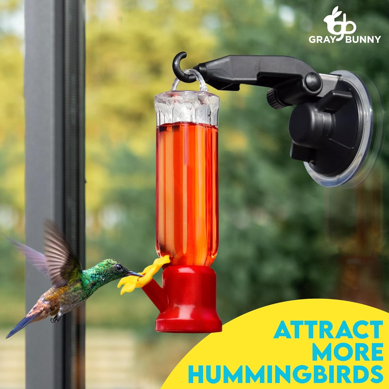 🔥Annual Offer - New Leak-Proof Design Hummingbird Feeder (4 Pack) - Libiyi