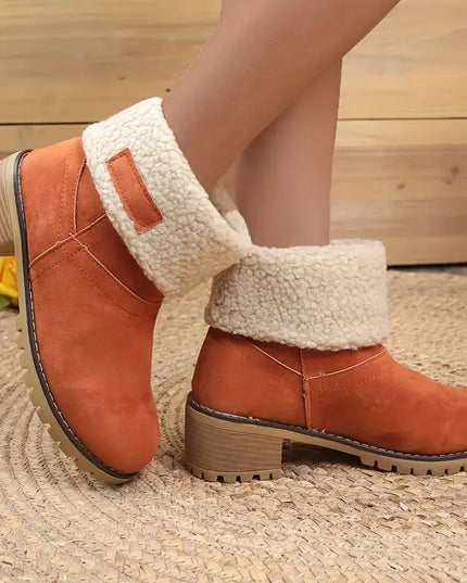 Libiyi seniors' chunky heel winter boots - Libiyi