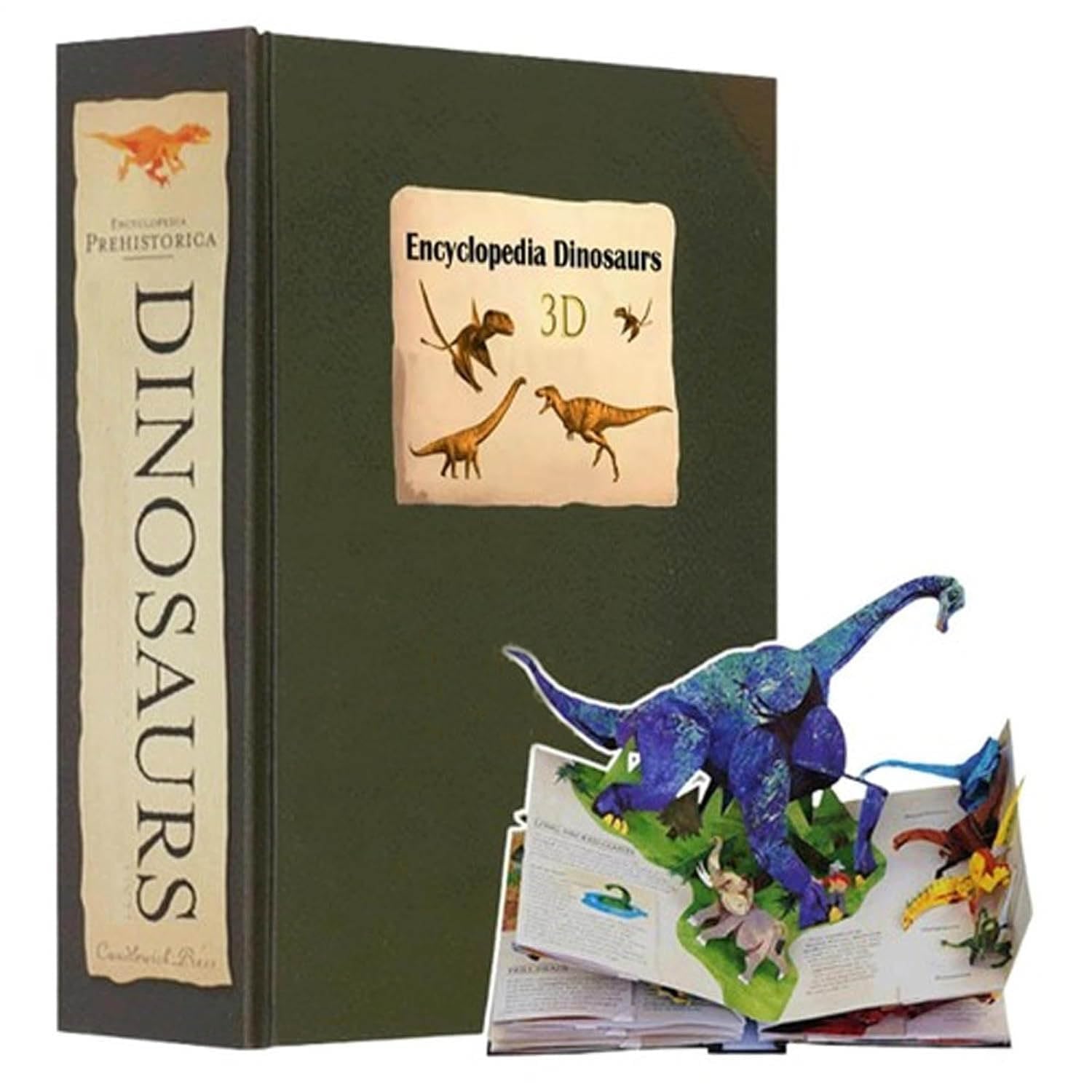 ⏰Hot Sale 49%-🦖3D Encyclopedia Prehistorica Dinosaurs📙 - Libiyi