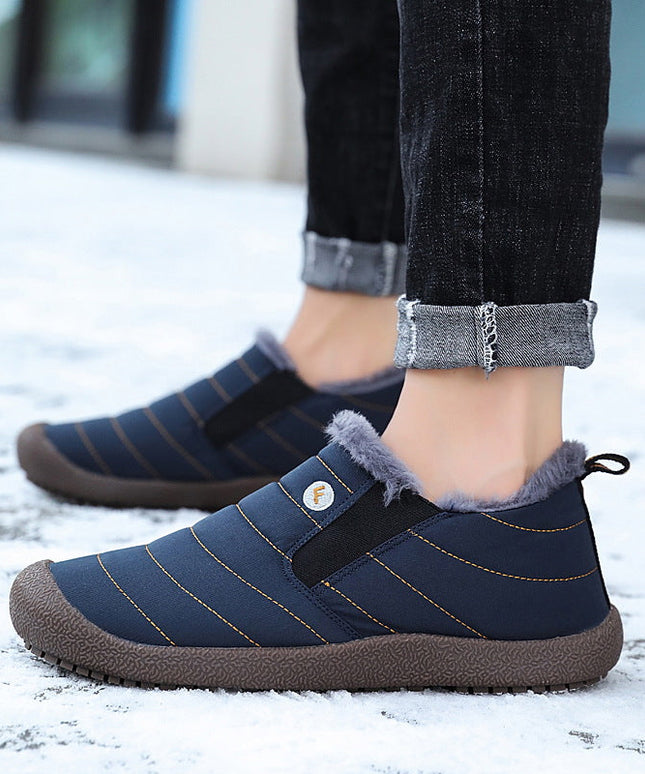 Large Size Waterproof Warm Cotton Snow Boots Lovers Shoes - Keilini