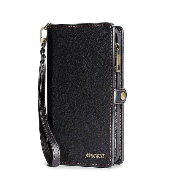MEGSHI Magnetic 2-in-1 Detachable Leather Wallet Case For Samsung A Series - Libiyi