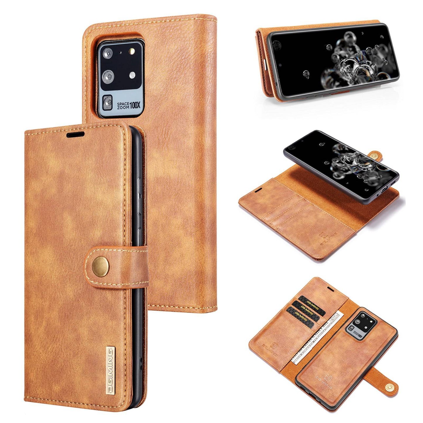 Samsung Galaxy S20 Ultra Magnetic 2-in-1 Detachable Leather Wallet Case - Libiyi
