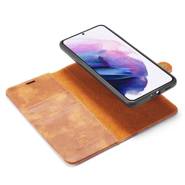 Samsung Galaxy S21 FE Magnetic 2-in-1 Detachable Leather Wallet Case - Libiyi