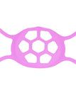 Apenas suporte / 3 PECAS / Rosa vermelha