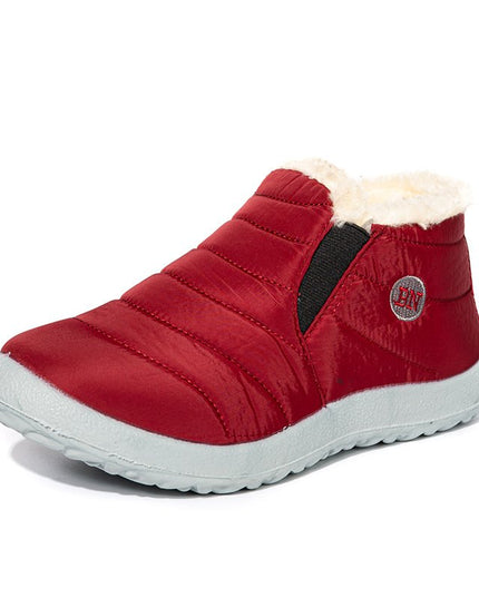 Autumn and winter non-slip warm soft bottom cotton shoes and cotton boots—Unisex - Keillini