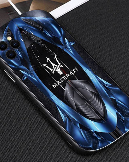 2022 3D Elliptical Glass Racing Car iPhone Case - Libiyi