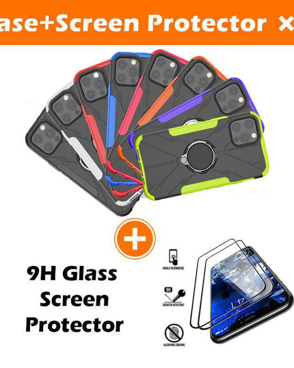 Robot 3 in 1 Heavy Duty Defender Case For iPhone 12 Pro - Libiyi
