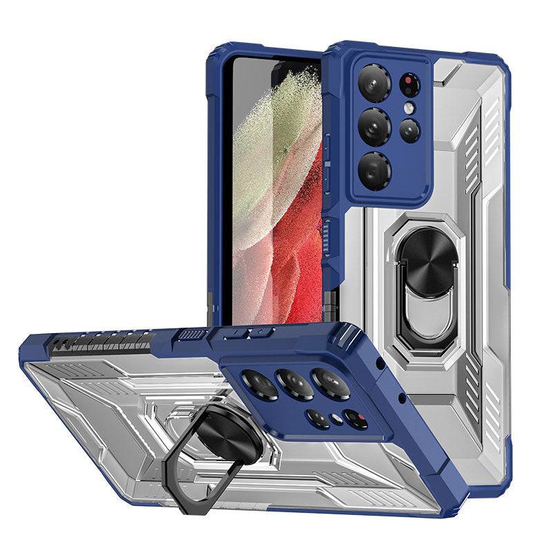 Magnetic Metal Finger Ring Holder Armor Case For Samsung - Libiyi