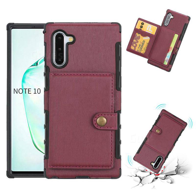 Security Copper Button Protective Case For Samsung Note 10 - Libiyi
