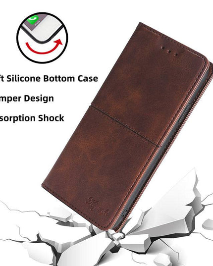 Leather Flip Wallet Cover for Samsung A52 - Libiyi