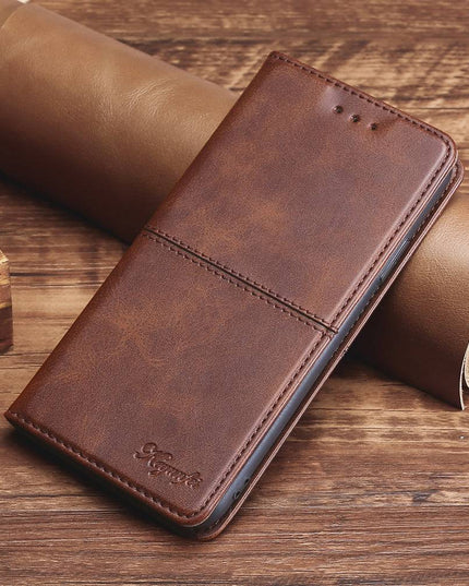 TPU + PU Leather Phone Cover Case for iPhone - Libiyi