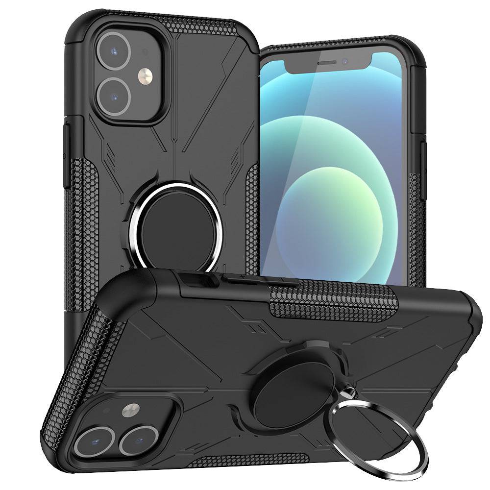 Robot 3 in 1 Heavy Duty Defender Case For iPhone 12 Mini - Libiyi