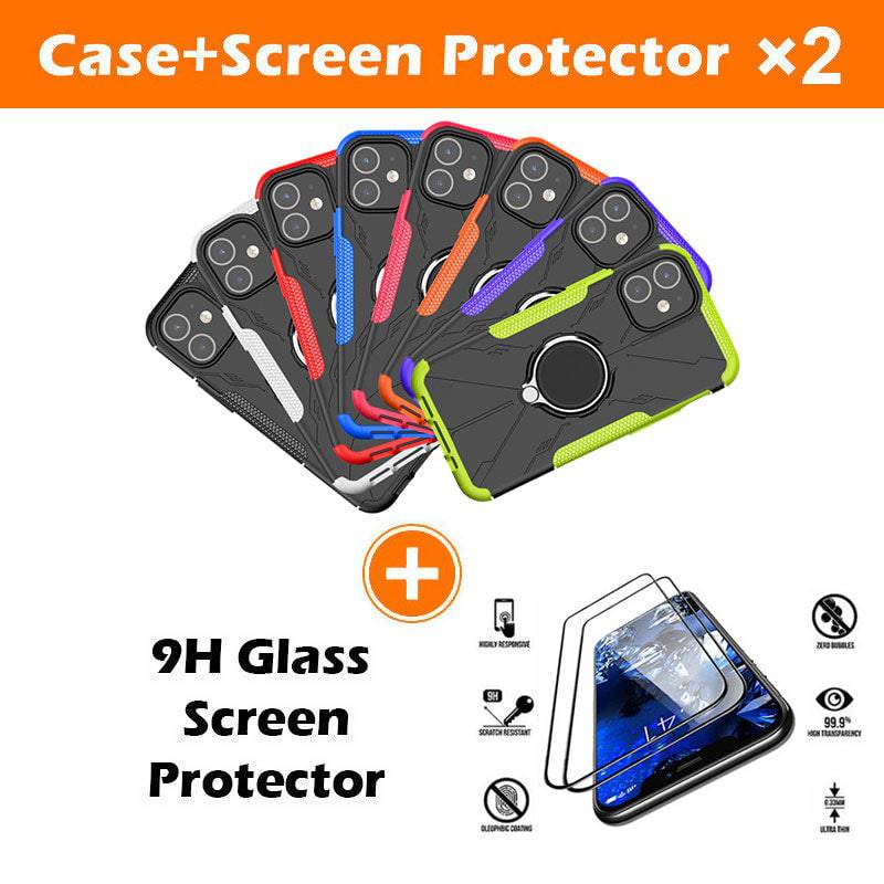 Robot 3 in 1 Heavy Duty Defender Case For iPhone 12 Mini - Libiyi