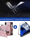 Rose Gold / For iPhone X/XS / With Screen Protector
