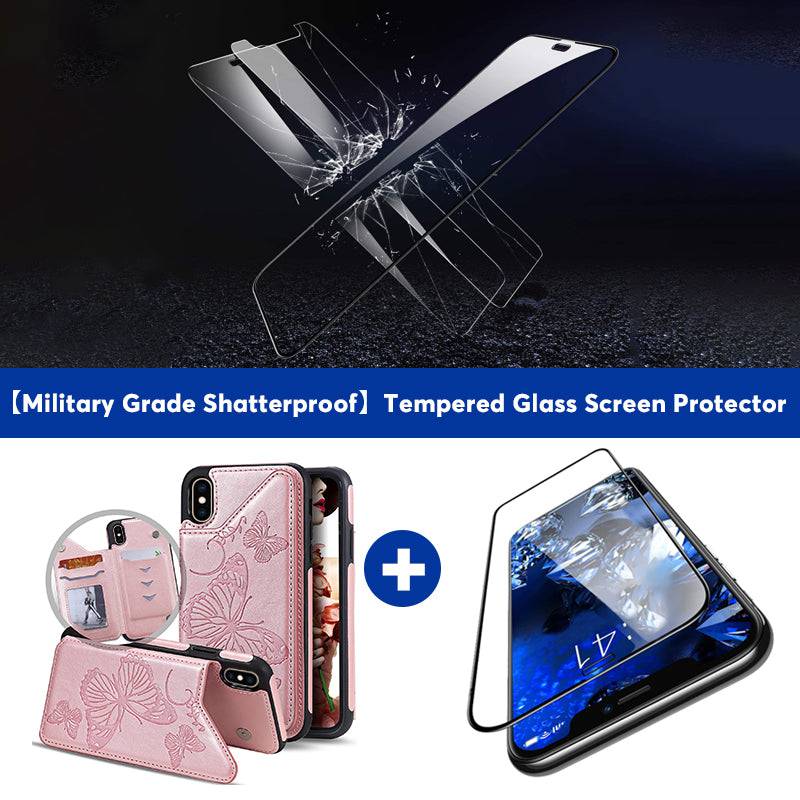 New Luxury Embossing Wallet Cover For iPhone X/Xs-Fast Delivery - Libiyi
