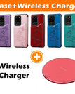 Violet / Pour Samsung S20 Ultra / Étui + Chargeur Sans Fil