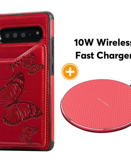 New Luxury Embossing Wallet Cover For SAMSUNG S10 5G-Fast Delivery - Libiyi