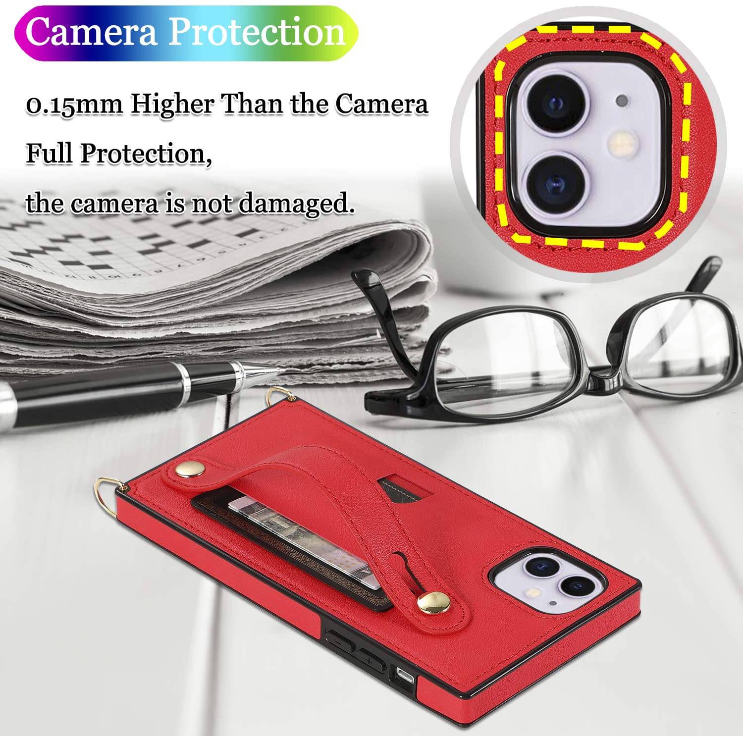 2022 New Luxury Wrist Strap Phone Case For iPhone 11 - Libiyi