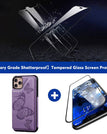 Violet / Pour iPhone 11Pro / Avec protecteur d'écran