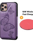Violet / Pour iPhone 11Pro / Avec chargeur sans fil