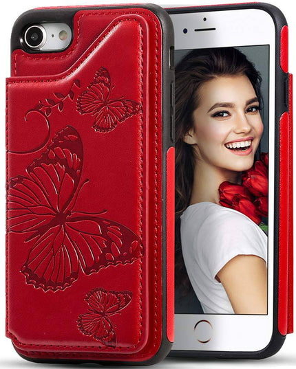 New Luxury Embossing Wallet Cover For iPhone 6/6S-Fast Delivery - Libiyi