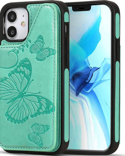2022  New Luxury Embossing Wallet Cover For iPhone 12 Series - Libiyi