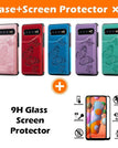 Rouge / Samsung S10 Plus / Avec 2 protecteurs d'écran