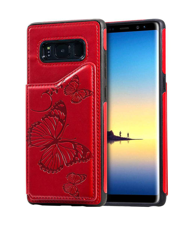 New Luxury Embossing Wallet Cover For SAMSUNG  S8-Fast Delivery - Libiyi
