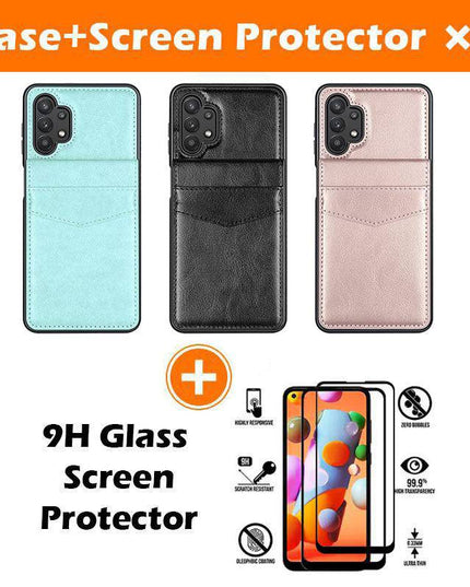 Dual Layer Lightweight Leather Wallet Case for Samsung Galaxy A32(5G) - Libiyi