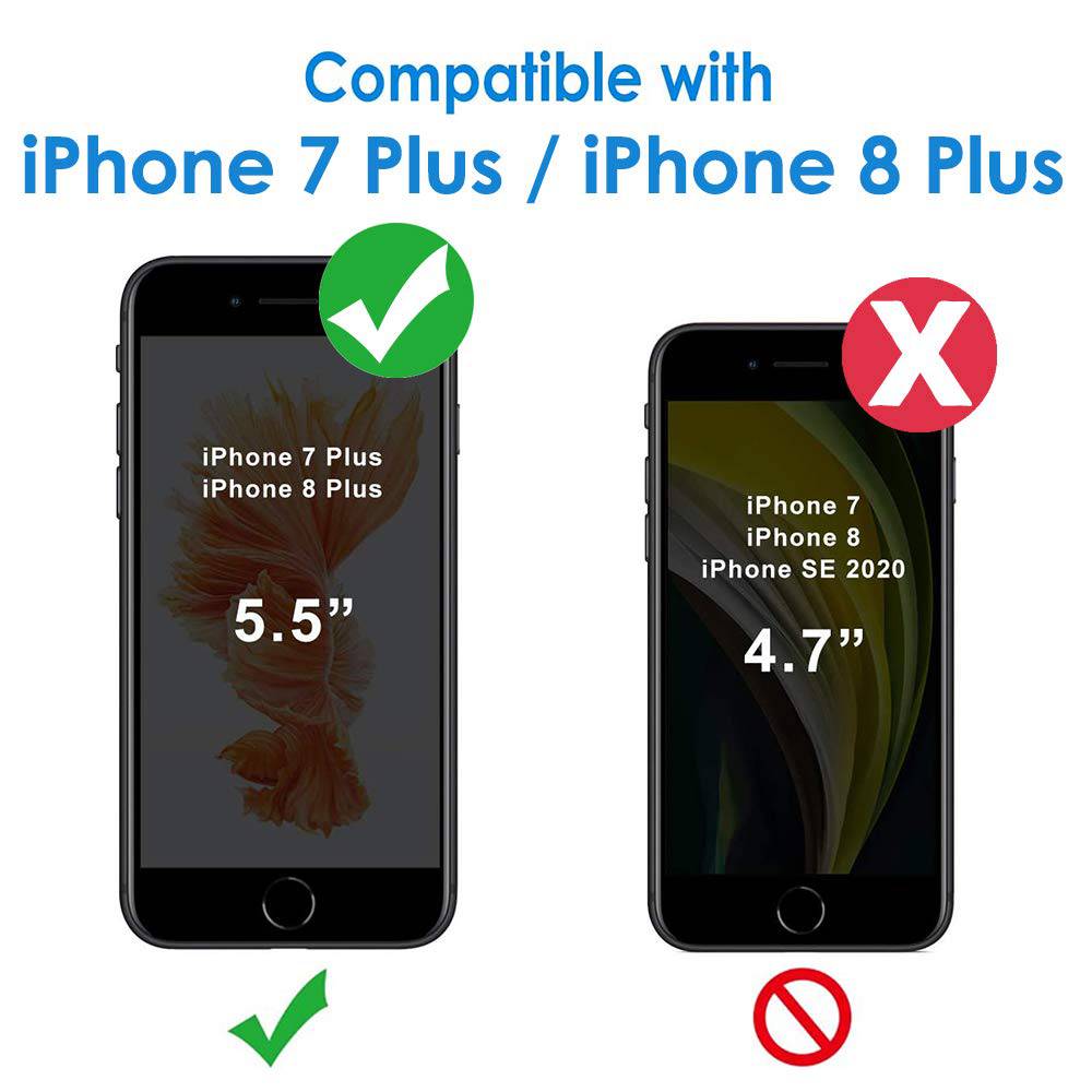 New Luxury Embossing Wallet Cover For iPhone 7Plus&8Plus-Fast Delivery - Libiyi
