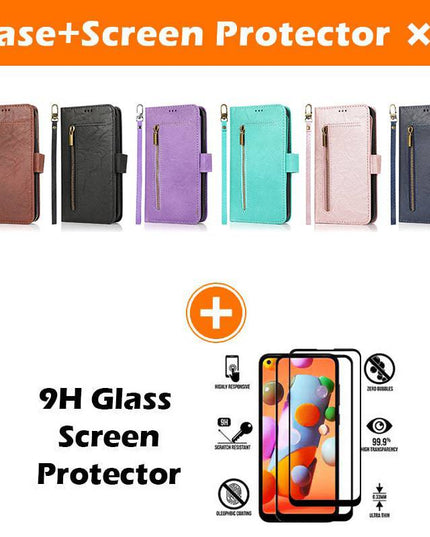 Detachable Flip Folio Zipper Purse Phone Case for Samsung S20 Series - Libiyi