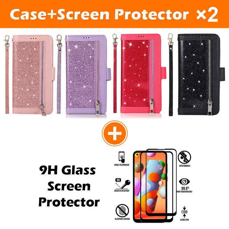 Bling Wallet Leather Case for Samsung S21 - Libiyi