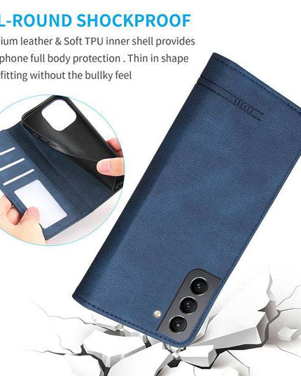 Luxury Leather Wallet Stand Flip Case For Samsung - Libiyi
