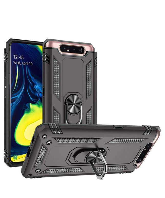 Luxury Armor Ring Bracket Phone Case For Samsung A80-Fast Delivery - Libiyi