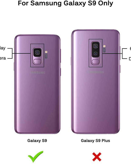 New Luxury Embossing Wallet Cover For SAMSUNG S9-Fast Delivery - Libiyi