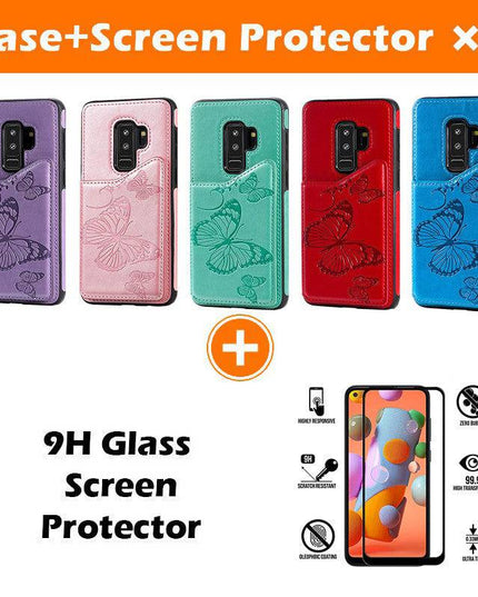 New Luxury Embossing Wallet Cover For SAMSUNG S9 Plus-Fast Delivery - Libiyi