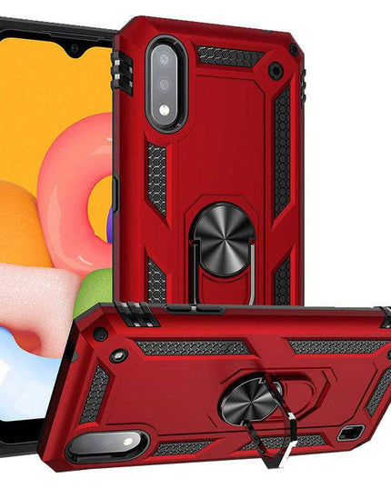 Luxury Armor Ring Bracket Phone Case For Samsung A01-Fast Delivery - Libiyi