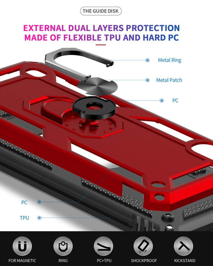 Luxury Armor Ring Bracket Phone Case For Samsung A10e-Fast Delivery - Libiyi