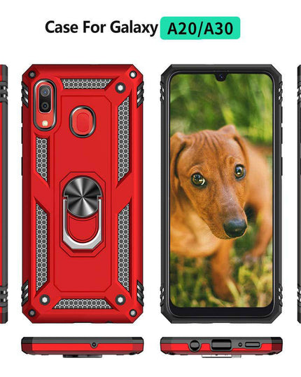 Luxury Armor Ring Bracket Phone Case For Samsung A20&A30-Fast Delivery - Libiyi