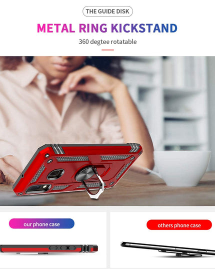 Luxury Armor Ring Bracket Phone Case For Samsung A20&A30-Fast Delivery - Libiyi