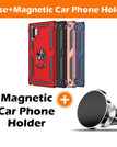 Rouge / Note10+/Note10+ 5G / Avec support de téléphone magnétique pour voiture