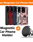 Rouge / S20 Ultra / Avec support de téléphone magnétique pour voiture
