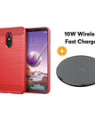 Rouge / LG Stylo 5 / Avec chargeur sans fil