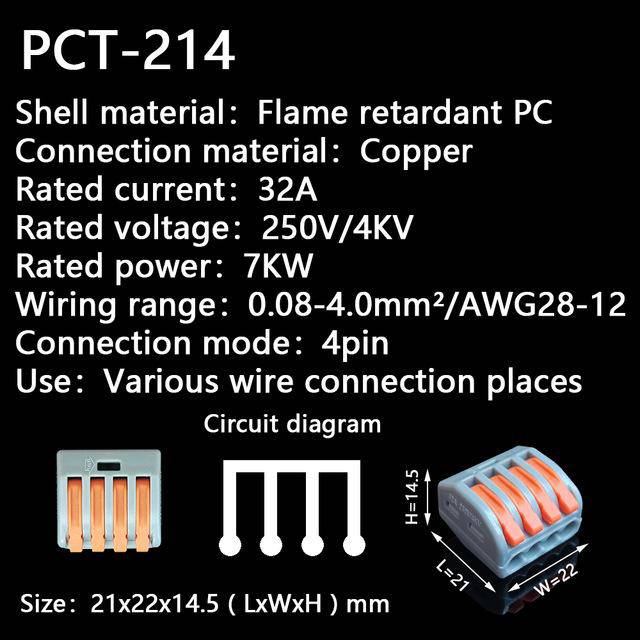 Push-In Terminal Block Wire Connector（Buy more get more discount） - Libiyi