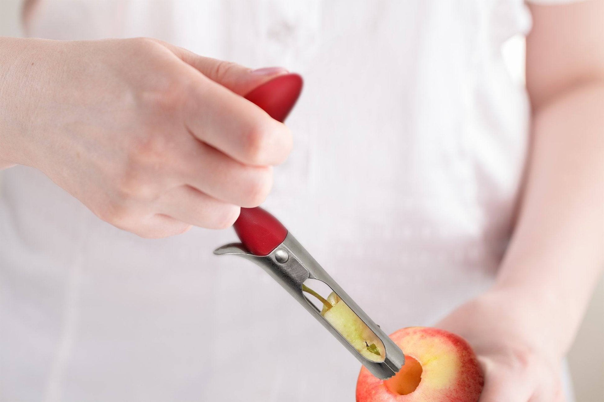 Premium Apple Corer - Easy to Use and Durable Stainless Steel - Libiyi